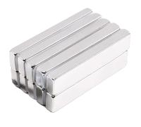 Super Strong Fridge Magnets, 40x10x5mm Rectangle Neodymium Magnets for Fridge, Muti-Use Small Bar Magnet s for Whiteboard, Flat Magnet s Magnetic Strips for Crafts, DIY, Notice Board, 10pcs