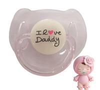 Super Strong Magnetic Dummy Pacifier for Reborn B/aby Dolls,Ultra Realistic Silicone Pretend Feeding Toy with Powerful Magnets,Lifelike Nursery Accessories for Reborn Doll,Doll Supplies & Gift,#04