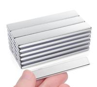Super Strong Magnets, 60x10x3mm Fridge Magnets Strips, Muti-Use Neodymium Bar Magnets for Fridge, Small Whiteboard Magnets for Crafts, Fridge, DIY, Building, Scientific, Notice Board Magnets, 18pcs
