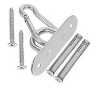 Super-strong, Suspension Steel Wall Stainless Mount Trainer Bracket for Oval Ceiling Anchor Suitable Use Gymnastic Rings Battle Rope for Indoor and Outdoor