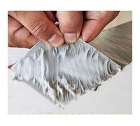 Super Strong Waterproof Butyl Tape for Leak Repair, Rubber Aluminium Foil Coating Flashing Repair Tape, Roof Repair Surface Crack, Pipe Rupture, Window Sill Gap (100mm(W) x5M(L) x1.5mm(T))