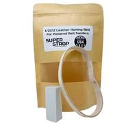 Super Strop 1/2 X 12 inch Leather Honing Belt Fits Original Work Sharp Knife and Tool Sharpener