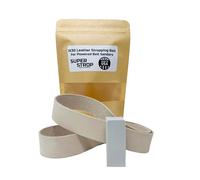 Super Strop 1x30 inch Leather Honing Strop Belt with White Buffing Compound fits 1x30 Powered Belt Sanders