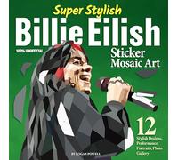 Super Stylish Billie Eilish Sticker Mosaic Art : 12 Stylish Designs, Performance Portraits, Photo Gallery