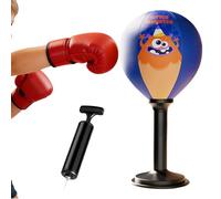 Super Suction Reaction Training Toy, Strong Base Unit with Elastic Spring, PU Boxing Accessory, Stress Reliever with Compact Design, Fitness Toy for the