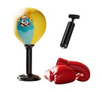 Super Suction Reaction Training Toy, Strong Base Unit with Elastic Spring, PU Boxing Accessory, Stress Reliever with Compact Design, Fitness Toy for the