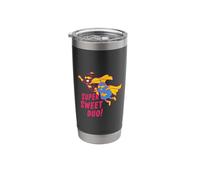 Super Sweet Duo Cute Superhero Fruit Design Stainless Steel Insulated Tumbler