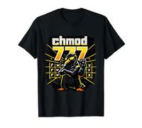 Super Sysadmin Sudo Linux Futuristic Open Source Chmod T-Shirt