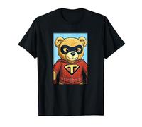 Super Teddy Cute Superhero Bear T-Shirt