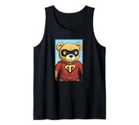 Super Teddy Cute Superhero Bear Tank Top