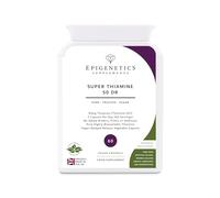 Super Thiamine 50 DR | 50mg Thiamine, Delayed Release Capsule | Energy Production | 60 Vegan Capsules UK Made | 1 Capsule Daily (2 Month Supply)