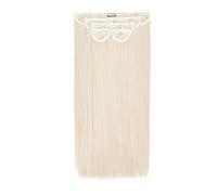 Super Thick 22" 5 Piece Straight Clip In Extensions Bleach Blonde Blonde