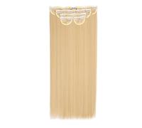 Super Thick 22" 5 Piece Straight Clip In Extensions Golden Blonde Blonde