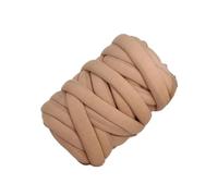 Super Thick Yarn Blankets Thick Chunky Yarn Cored Cotton Wool Tube Yarn for DIY Blanket Hat Bulky Arm Roving(Camel)