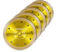 Super Thin Diamond Ceramic Saw Blade Porcelain Cutting Blade for Cutting Ceramic Or Porcelain Tile (4.5" (5 pcs))