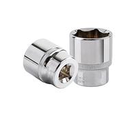 Super Tool 15MM 3/8" Drive Socket 6-Point Hex Short Shallow Socket Metric (Pack of 2)