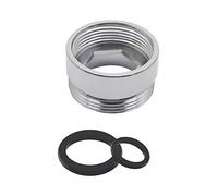 SUPER TOOL Metal Faucet Adaptor, 20-22mm Female Thread, Water-Saving Aerator Connector(1Pcs)