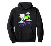 Super Tooth Hero Design - Saving the World Pullover Hoodie