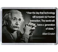 Super Universe Albert Einstein Quote Fridge Magnet Fridge Magnet 5 x 7.5 cm
