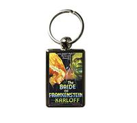 Super Universe Bride of Frankenstein Metal Keyring - Classic Gothic Horror Collectible