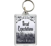 Super Universe Charles Dickens Great Expectations Acrylic Keyring - Classic Literature 4.2 x 6.2cm