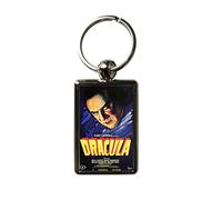 Super Universe Classic Dracula Movie Poster Metal Keyring 3 x 4.5 cm