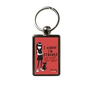 Super Universe Emily the Strange I Know I’m Strange Metal Keyring 3 x 4.5 cm