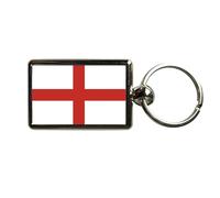 Super Universe Flags of the World England Flag Metal Keyring 3 x 4.5 cm