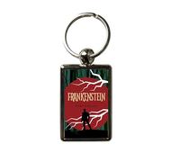 Super Universe Frankenstein by Mary Shelley Metal Keyring - Gothic Literature Horror Gift