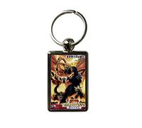 Super Universe Godzilla vs Mothra Classic Movie Poster Metal Keyring 3 x 4.5 cm