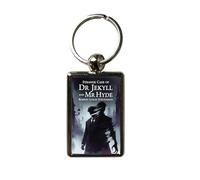 Super Universe Gothic Book Keyring Classic Horror Novel Keychain Literary Gift Frankenstein, Dracula 3cm x 7.5 cm (Dr Jekyll and Mr Hy)