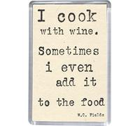 Super Universe I Cook With Wine Funny Fridge Magnet 5 x 7.5 cm