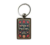 Super Universe Jane Austen Novels Metal Keyrings Pride and Prejudice Emma Literary Metal Keychain (Pride and Prejudice)