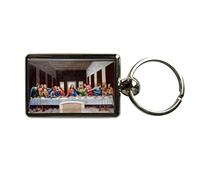 Super Universe The Last Supper by Leonardo da Vinci Painting Metal Keyring