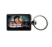Super Universe The Six Million Dollar Man Classic TV Metal Keyring 3 x 4.5 cm