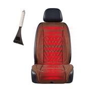 Super warm and comfortable professional, Car Cushion for Driving Seat, Super Warm Flannel Seat Cover, Includes snow shovel,BrownA-One-pieceset
