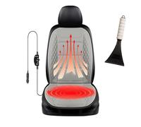 Super warm and comfortable professional, Car Seat Cushion, Super Warm Flannel Seat Cover, Includes snow shovel,GrayB-1-pieceset