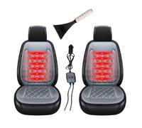 Super warm and comfortable professional, Driver Seat Cushion, Super Warm Flannel Seat Cover, heated car seat cover,GrayC-two-pieceset