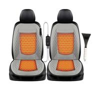 Super warm and comfortable professional, Driver Seat Cushion, Super Warm Flannel Seat Cover, Includes snow shovel,GrayB-2-pieceset