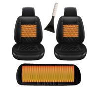 Super warm and comfortable professional, Memory Foam Car Seat Cushion, Super Warm Flannel Seat Cover, Includes snow shovel,BlackC-three-pieceset