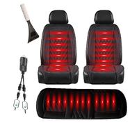 Super warm and comfortable professional, Memory Foam Car Seat Cushion, Super Warm Flannel Seat Cover, Includes snow shovel,BlackA-three-pieceset