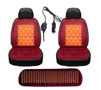 Super warm and comfortable professional, Professional Warm, Super Warm Flannel Seat Cover, Includes snow shovel,RedC-three-pieceset