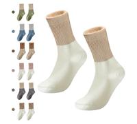 Super Warm and Cozy Kids Merino Wool Walking Socks - 1 Pair of Winter Hiking Thick Crew Boot Socks for Toddlers, Boys and Girls - Heavy Thermal Cabin Gift Socks (UK, Age, One Size, L, Yellow)