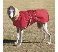 Super Warm Thick Dog Clothes Waterproof Dog Coat Jacket For Medium Large Dogs Greyhound Wolfhound Shepherd Clothing 4XL green