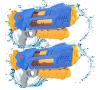 Super Water Guns for Kids Adults - 2 Pack Super Water Blaster Soaker Squirt Guns 1200cc with 50 feet Excellent Range - Ideas Gift Toys for Summer Outdoor Swimming Pool Beach Sand Water Fighting Play