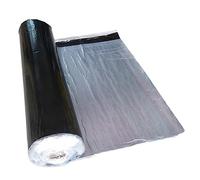 Super Waterproof Tape Butyl Rubber Aluminum Foil Self-Adhesive,Damage Repair with Waterproof Protection,Bitumen Adhesive Water Proof Tape,for Windows, Metal Surfaces Leaks (0.5x6m(1.64x19.7ft))