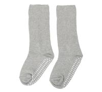 Super Wide Gripper Socks High Stretch Loose Fit Men Women Gray (S/M)