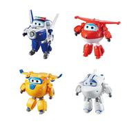 Super Wings 5"" Transforming Characters 4-Pack Combine Jett Paul A