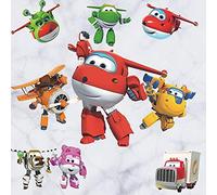 Super Wings Aeroplane Children Bedroom Decorative Wall Sticker Cartoon 60 x 90 cm