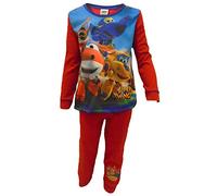 Super Wings Boys Jet Donnie Pyjamas PJ's Ages 18 Months to 5 Years (RED, 18-24 Months)